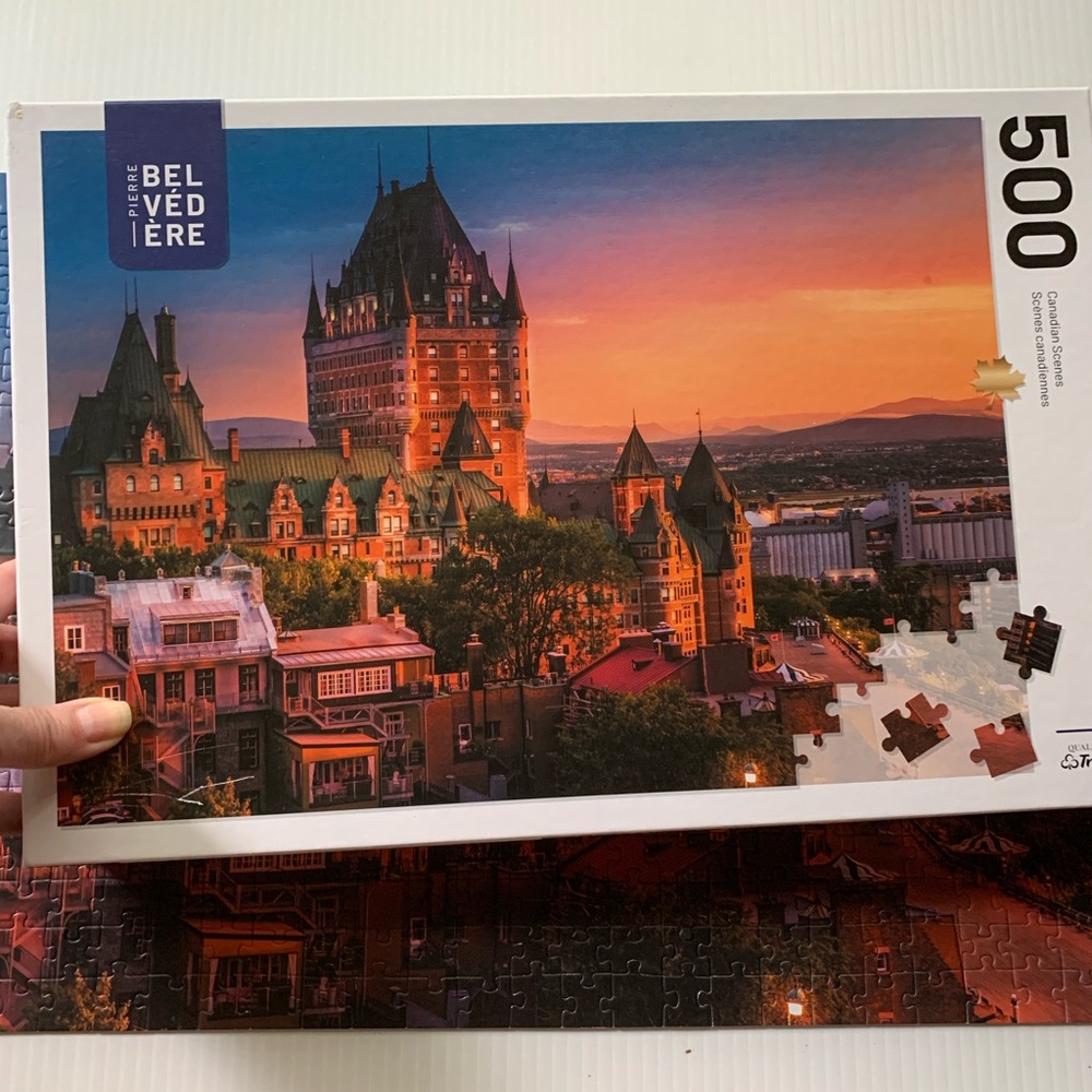 500-Piece Puzzle - Québec city Pierre Belvédère Trefl